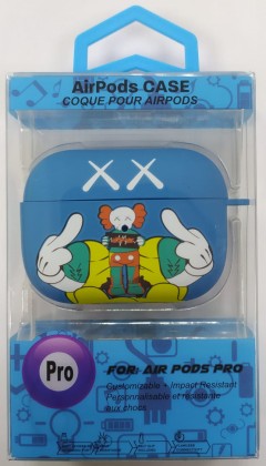 Силиконовый светящийся в темноте чехол для AirPods Pro Luxo Kaws рисунок №28