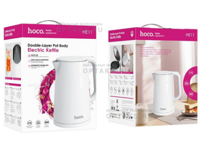 Чайник Hoco HE11 1800W 1.7л белый