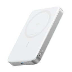 Powerbank с беспроводной зарядкой Anker MagGo Ultra-Slim 10000mAh 1USB/1C (A1664) белый