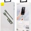 Usb Кабель-зарядка Micro+Lightning+Type-C Baseus Zinc Magnetic 1м 3A CA1T3-A06 зелёный