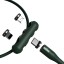Usb Кабель-зарядка Micro+Lightning+Type-C Baseus Zinc Magnetic 1м 3A CA1T3-A06 зелёный