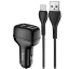 Автомобильное заряд. устр. Hoco Z36 2USB 2.4A + Type-C черное