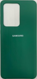 Накладка для Samsung Galaxy S20 ultra Silicone cover зеленая