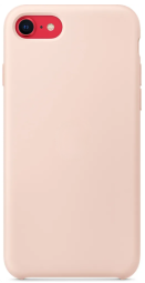 Чехол-накладка  i-Phone 6/6s Silicone icase  №19 песочно-розовая