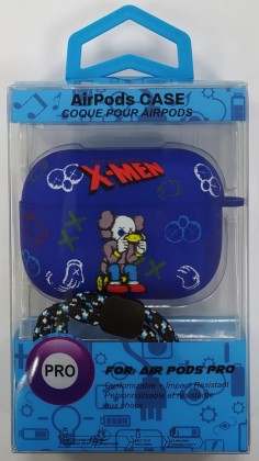 Силиконовый светящийся в темноте чехол для AirPods Pro Luxo Kaws рисунок №29