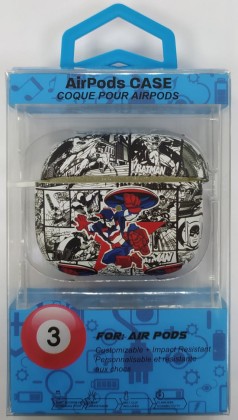 Силиконовый светящийся в темноте чехол для AirPods 3 Luxo Kaws рисунок №39