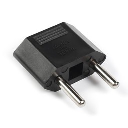 Переходник 2 pin плоский на 2 круглый Tefal черный