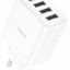 Сетевое зар. устр. Hoco C102A 4USB 18W QC3.0 белое