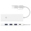 USB-хаб Xiaomi Usb-A/Type-C 4 в 1 (XMSTFXQ01YM) White