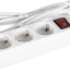 Perfeo сетевой удлинитель с кнопкой "POWERMATE", 3,0м, 3 розетки, белый(PF-PM-3/3,0-W)