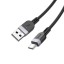 Usb Кабель-зарядка Type-C Hoco X109 3A 1м силиконовый черный