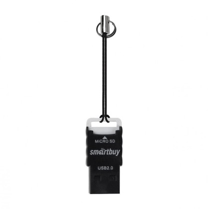 Картридер USB2.0 MicroSD Smartbuy 707 (SBR-707-K) черный