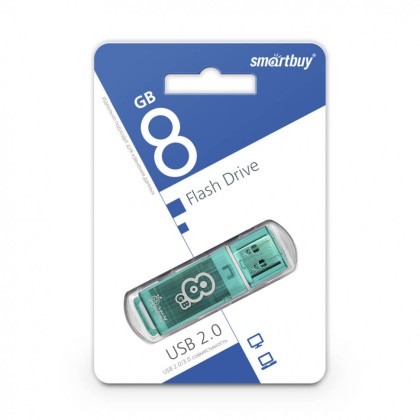 USB флеш накопитель Smartbuy 8GB Glossy Green SB8GBGS-G