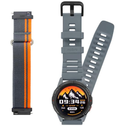 Умные часы Xiaomi Mibro GS Active (XPAW016) c русским языком + 2 ремешка серый