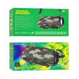 Bluetooth колонка Borofone BR12 Amplio sports BT5.0/1200mAh/2.5ч/10Вт хаки