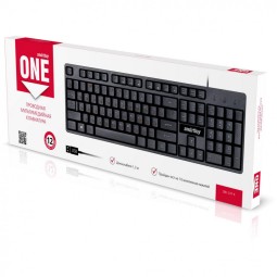 Клавиатура проводная мультимедийная Smartbuy ONE 237 USB черная (SBK-237-K)