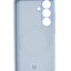 Накладка для Samsung Galaxy S25 MagSafe Silicone Case голубой