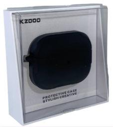Кожаный чехол для AirPods Pro 2 K-DOO CrashGuard черный