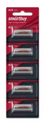 Батарейка алкалиновая Smartbuy A23/5B (100/1000) SBBA-23A5B
