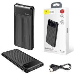 Powerbank Baseus Thin Digital 10000mAh 2xUSB 3.0A PPYZ-C01 черный
