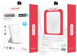 Powerbank с беспроводной зарядкой MagSafe Ven-Dens PB031 10000mAh USB-C 15W белый
