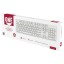 Клавиатура проводная Smartbuy ONE 238 USB/104+9 клавиш/Индикация клавиш/1.3м, (SBK-238U-W) белая