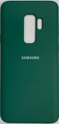 Накладка для Samsung Galaxy S9 Plus Silicone cover зеленая