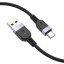 Usb Кабель-зарядка Type-C Hoco X109 3A 3м силиконовый черный