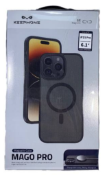 Накладка для i-Phone 15 Pro Keephone Mago Pro Magsafe матовый черный