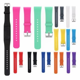 Сменный браслет силиконовый для Apple Watch 42mm с металлической застежкой персиковый