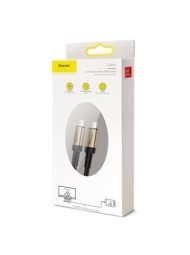 Кабель-зарядка Type-C на Type-C Baseus Cafule PD3.0 60W 1м (CATKLF-RV1) золотой