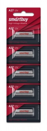 Батарейка алкалиновая Smartbuy A27/5B (100/1000) SBBA-27A5B