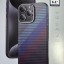 Накладка для i-Phone 15 Pro Keephone Kevilar Magsafe Woven разноцветный