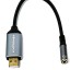 Переходник USB (папа)↔Jack 3.5mm наушники+микрофон (мама) Livepower S295 чёрный