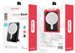 Powerbank с беспроводной зарядкой MagSafe Ven-Dens PB032 5000mAh USB-C 15W черный