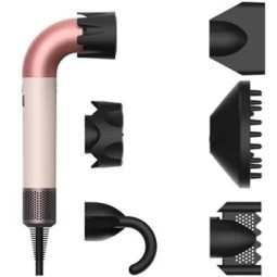Фен для волос Beheart Hair Dryer X11 Pro EU (6 насадок) розовый