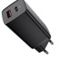 Сетевое зар. устр. Baseus GaN2 Lite Quick Charger 1USB/1C 65W (CCGAN2L-B01) черное
