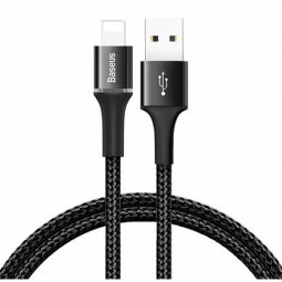 Usb Кабель-зарядка Lightning Baseus Halo 3м (CAMGH-E01) черный