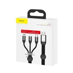 Usb Кабель-зарядка TYPE-C Baseus Co-sharing 1-in-3 (CAMLT-FX01) чёрный