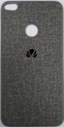 Накладка для Huawei Honor P8 lite (2017) силиконовая ткань с логотипом в ассортименте