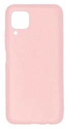 Накладка для Huawei P40 Lite 5G/Nova 7SE Silicone cover розовая