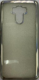 Накладка для Xiaomi Redmi 4 Pro силикон прозрачный бока цветной серебристый