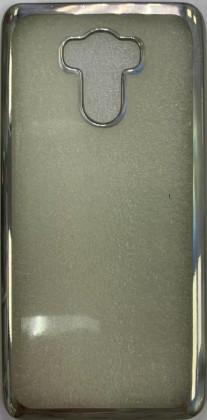 Накладка для Xiaomi Redmi 4 Pro силикон прозрачный бока цветной серебристый