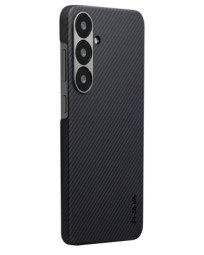 Накладка для Samsung Galaxy S25 Pitaka Ultra Slim Case черно-серая