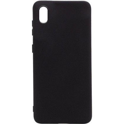 Накладка для Samsung Galaxy A10 Silicone cover без логотипа черная