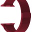 Сменный браслет для Apple Watch 42-44mm Milano №08 бордовый