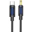 Кабель-переходник Borofone BL20 Type-C (папа) на AUX 3.5мм (папа) 1м черный