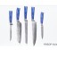 Набор кухонных ножей Xiaomi Spetime 5-Piece Steel Kitchen Knife Set G05-BU (5 ножей) синий