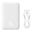 Powerbank Baseus 6000mAh Magnetic Mini Air Wireless Fast charge 20W Type-C белый