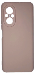 Накладка для Huawei Nova 9SE Silicone cover без логотипа пудро